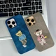 Чехол (накладка) Samsung A376 Galaxy А37 / Galaxy A37 5G, Teddy Bear Embroidered, Bulldog Black, Рисунок - 757460 - изображение 5