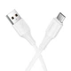 USB кабель Hoco X120 Beneficio, MicroUSB, 1.0 м., Белый - 761385 - изображение 2