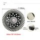 Алмазная фреза SHDIATOOL Turbo Row 180мм/22,23мм (A521_180) - изображение 2