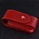 Чохол для ножів Victorinox шкіряний червоний 84-91 мм на кнопці (4.0520.1) - зображення 2