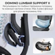 Кресло офисное Sihoo DORO C300 PRO V2 с подставкой для ног Black (C300-PRO-V2-B101-JT) - изображение 8