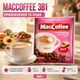 Кофейный напиток MacCoffee 3в1 Амарето кофе порошковый с ароматом молотого миндаля абрикоса пакетики порционные 18 г 20 шт ароматный горячий напиток 360 г - изображение 3