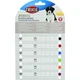 Набор ошейников для щенков Trixie фиолетовый, красный, синий, черный, папайя, зеленый M-L нейлон 22-35 см х 10 мм - 6 шт - изображение 3