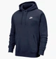 Кофта мужская Nike M Nsw Club Hoodie Po Bb S Синій BV2654-410 - изображение 1