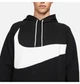 Кофта мужская Nike M Nsw Swoosh Tch Flc Po Hd M Чорний DD8222-010 - изображение 3
