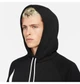 Кофта мужская Nike M Nsw Swoosh Tch Flc Po Hd M Чорний DD8222-010 - изображение 5
