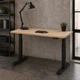 Стол Space 2 электрической регулировкой высоты Ferrum-decor 75x120x67 Черный металл ДСП Дуб Кремона Торро 16 мм (SPACE2026) - изображение 3