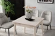 Стол обеденный раскладной AVENTO CERAMIC 80(130)*80 белый / кашемир Intarsio - изображение 4
