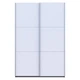Шкаф купе Doros G-Caiser Антрацит/Белый 2 ДСП / 3 части 160х60х240 (42005410) (DRS-012243) - изображение 1