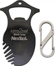 Міні-Мультитул NexTool BOTLLE OPENER & Cutlery Com2eat KT5013B, 5 функцій, чорний, компактний, легкий, з карабіном - зображення 1