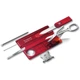 Набор мультитул Victorinox Swisscard Lite Красный Прозрачный 82х54х4мм 13 функций 0.7300.Т - изображение 3