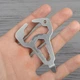 Мини-Мультитул NexTool BOTTLE OPENER Tiny Sting KT5008B, 3 функции, серый, компактный брелок, 74 мм - изображение 3