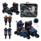 Роликовые коньки Shantou Extreme Motion Black, р. 30-33, RL25424 - изображение 10