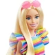 Кукла Barbie (Mattel) Модница с брекетами в полосатом платье, HPF73 - изображение 4