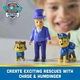 Набір фігурок Paw Patrol Гонщик, мер Хамдінгер та кіт, SM17706/6070746 - зображення 6
