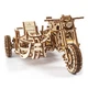 Механический 3D пазл Ukrainian Gears Мотоцикл Scramber с коляской, 70137 - изображение 1