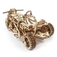 Механический 3D пазл Ukrainian Gears Мотоцикл Scramber с коляской, 70137 - изображение 4