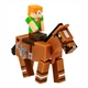 Заводна фігурка Minecraft 3D Алекс на коні (MC1014) - зображення 3