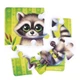 М'які пазли Vladi Toys Єнот та їжачок VT1102-36 - зображення 4