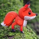 Сборная 3D модель Eugy Красная лисица, XEG-072 - изображение 8