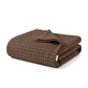 Плед покрывало 75x95 Brown Greek Waffle 5266944 - изображение 1
