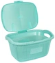 Кошик для білизни Violet House 1002 Віолетта Soft Mint 28 л - изображение 2