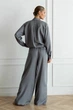Forli Костюм пижамный с брюками шелк/хлопок Silver XS-M Серый SL0088-12-69_XS-M - изображение 4