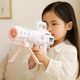 Базука для мыльных пузырей Bazooka Bubble Gun детский игровой пистолет с автоматическим механизмом запуска для активных развлечений на улице и праздничных мероприятий большая мощность и эргономичный корпус для веселой игры детей - изображение 4