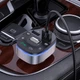 Автомобільний адаптер HOCO Crystal transparent car BT FM transmitter E71 сіро прозорий - зображення 3