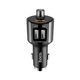 Зарядний пристрій Hoco E19 Smart 2.4 A with wireless FM transmitter Metal сірий - изображение 1