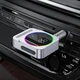Бездротовий передавач для авто BOROFONE BC52 True way car AUX Bluetooth ресивер сріблястий - изображение 6