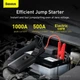 Пусковий пристрій (бустер) для авто BASEUS Super Energy Air Car Jump Starter 10000mAh чорний - изображение 6