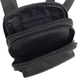 Элегантная мужская кожаная барсетка Tiding Bag на пояс для документов из натуральной кожи сумка кросс-боди городская 19 х 12 х 5 см Чёрная (10001ч) - изображение 6