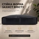 Чоловіча шкіряна сумка місткий портфель для документів ноутбуку та офісу 39×30×5 шкіряний,чорна шкіра для стильного чоловіка Qvant (2000) - Чорна - зображення 5