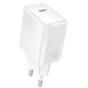 Быстрая зарядка для телефона Type-C / Сетевое зарядное устройство Hoco CS113A Lounge PD40W (1USB-C) (белый) - изображение 1