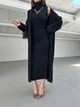 Комплект із сукні та кардигана one size чорний - зображення 2
