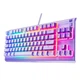 Клавіатура SteelSeries Apex 3 TKL UA Lavender (64940) - зображення 2
