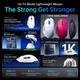 Мишка Attack Shark V6 Ultra-Light Wireless/Bluetooth 25000dpi. (PAW3311) 7кн. Black (V6B_AS) - изображение 5