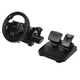 Кермо ігрове Defender Rager, Black, USB, 12 кнопок, 8-позиційний D-Pad, вібрація, педалі (газ / гальмо, 1.6 м), діаметр 250 мм, кут повороту 270°, для ПК / PlayStation 4/3 / Nintendo Switch / XBOX One/Series X/S, 2 м (64067) - изображение 2