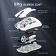 Мишка Attack Shark R1 Wireless/Bluetooth 18000dpi (PAW3311) 6кн. White (R1W_AS) - изображение 7