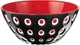Салатник Guzzini Le Murrine Чорно-червоний з пластику круглий 20 см на 1350 мл (163-135-279420146) - зображення 1