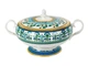 Супница с крышкой Lefard Velazza Белая с рисунком фарфоровая 2.1л 23 см (163-135-922-110) - изображение 1