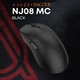 Мышка Ajazz x Nacodex NJ08-MC Wireless/Bluetooth/USB Black (NJ08-MC-B) - изображение 6