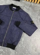 Мужской демисезонный бомбер Stone Island M синий (SI0051B) - изображение 3