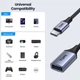 OTG кабель-переходник TOPK A10 с Type-C на USB 2.0, серый - изображение 5