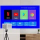 Портативный проектор 1/8GB (4K, WIFI) Android 12, от сети, M10 / Мини проектор для дома / Смарт проектор - изображение 7