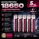 Акумулятор Li-ion 18650, 8800 mAh 4.2V перезаряджуваний, 5 шт - зображення 2