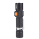 Фонарь ручной на аккумуляторе с USB, ZOOM и клипсой, BL-616-T6 - изображение 5