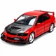 Металлическая модель Mitsubishi Lancer Evolution IX 1:24 машинка со светом и звуком инерционная открывается дверь - изображение 1