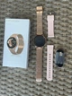 Умные женские смарт часы Smart Melisia Gold watch для android и ios с круглым циферблатом золотистые с двумя ремешками металическим и силиконовым - изображение 12